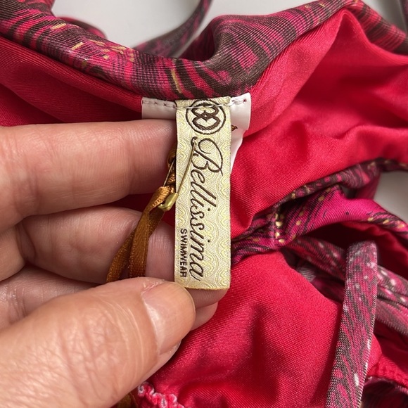 Bellissima Swimwear Monte Carlo One Piece Pink Obsession Print Size Medium New - Picture 5 of 7